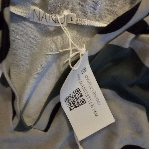 NEW Nanu camo hoodie large soft hunger olive green - Picture 5 of 5